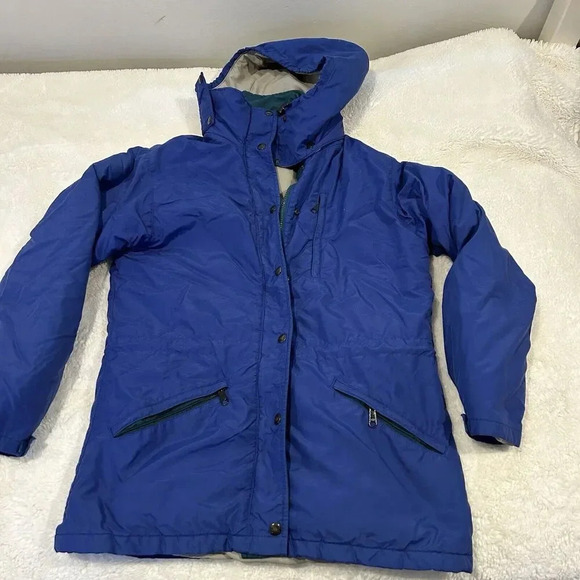 L.L. Bean Jackets & Blazers - VTG LL Bean Penobscot Parka Jacket Women's S Full Zip Coat‎ Hood USA Made